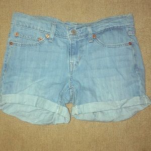 Levi’s denim cuff shorts